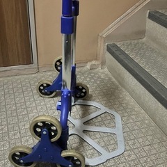 折りたたみアルミ3輪キャリーカート   手押し 台車の画像