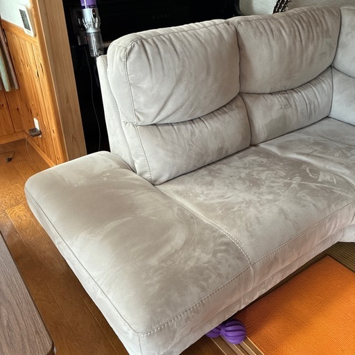 電動リクライニングL型ソファ