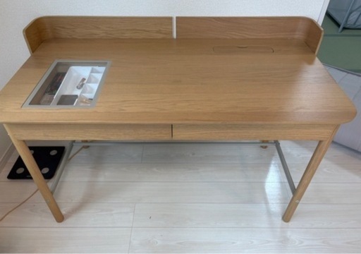 【美品】IKEA RIDSPÖ オーク材デスク 140×70cm