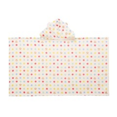 ⭐定価8800円⭐ ミキハウス バスポンチョ 水玉 ドット柄 くま 出産祝い ギフトの画像