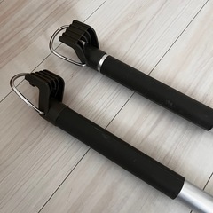 車内ハンギングバー　モスグリーン　2本の画像