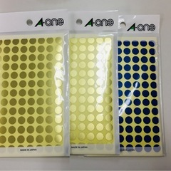 エーワン（A ‐one）丸型カラーラベルの画像