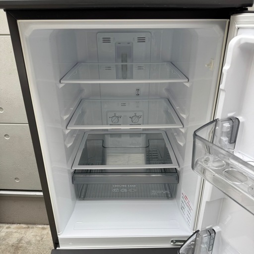 ?157⭐️2024年製美品★三菱電機　冷蔵庫　グレー　自動霜取り　一人暮らし