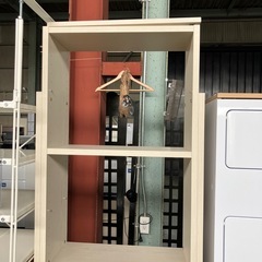 収納棚　収納家具　天井突っ張り棒　カラーボックス　高さ自由の画像