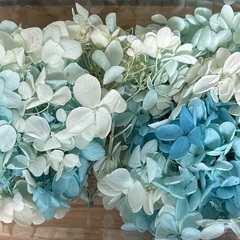 💐ドライフラワー あじさい・バラ セット／インテリア・ハンドメイドにの画像