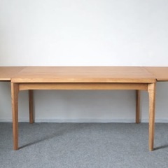 北欧デンマーク ヴィンテージ エクステンションダイニングテーブルの画像