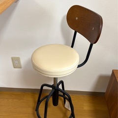 バースツール 2脚セット（昇降式・回転式）の画像