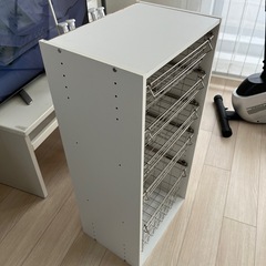 引き出し付きのカラーボックスの画像