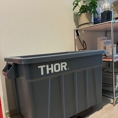 THOR Large Totes 75L グレー　コンテナ 　の画像