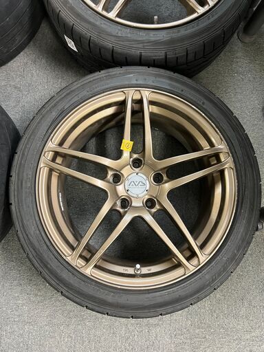 ヨコハマ　AVS　モデル5　17インチ/17×8J　タイヤ255/45R17 4本セット