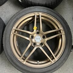 ヨコハマ　AVS　モデル5　17インチ/17×8J　タイヤ255/45R17 4本セットの画像