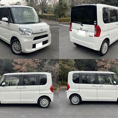 ダイハツ タント X 4WD 車検2年付 ナビ フルセグTV Bluetooth 電動パワースライドドア コミコミ価格 下取り大歓迎の画像