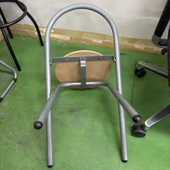 折りたたみチェア　イス　椅子　丸イス　丸椅子の画像