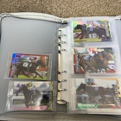 カード、競馬ウエハースの画像