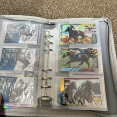 カード、競馬ウエハースの画像