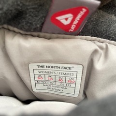 ノースフェイス　スノーブーツ　レディース
26cmの画像