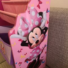 売ります｜ミニーちゃんのかわいい本棚＆収納BOXの画像