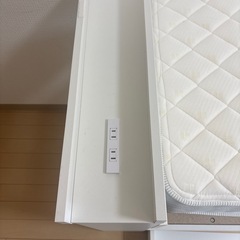 【決まりました】シングルベッド マットレス付き の画像