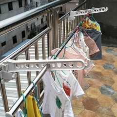 ハンガーパイプ衣類掛けの画像