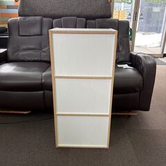 店頭引き渡し 中古 カラーボックス 3段 木製 収納 Aの画像