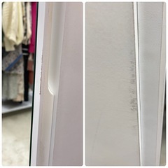 📣中古家具は朝霞市の当店へ‼️　ニトリ　COLT30　コルト30　姿見　ミラー　鏡　収納　棚　一体型　　白　ホワイト　おしゃれ　幅30×奥35×高160cm　朝霞市　リサイクルショップ　ケイラック朝霞田島店　志木市　和光市　GM513の画像