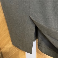 Ｖネックジャンパースカートグレーの画像