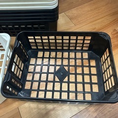 深型バスケット　積み重ね　A4 10個の画像