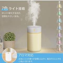 小型加湿器　車内、室内用に　新品未開封の画像