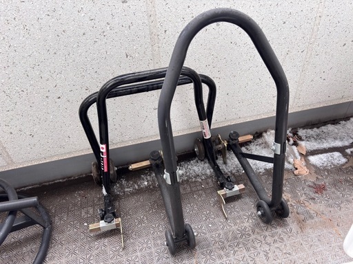 【定価¥20,000相当】バイク用前後メンテナンススタンド