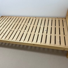 ベルメゾン  シングルベッド すのこベッドの画像