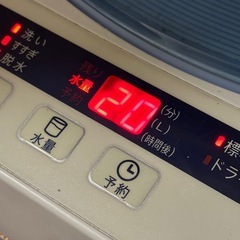 【石垣島内・引取限定】SHARP 5.5kg洗濯機（洗浄済・新品フィルター付）の画像