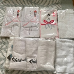 新品タオルとウエスのタオルセットの画像