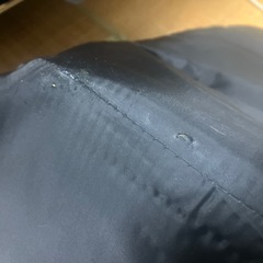 座椅子 5段階 リクライニング 黒 の画像