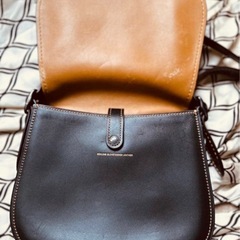 COACH コーチ ショルダーバッグ サドルバッグ グラブタンレザー ブラック 23の画像