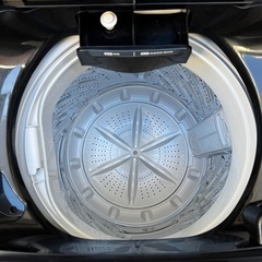 🉐199⭐️2024年製★新品、未使用品★アイリスオーヤマ　洗濯機　ブラック　黒の画像