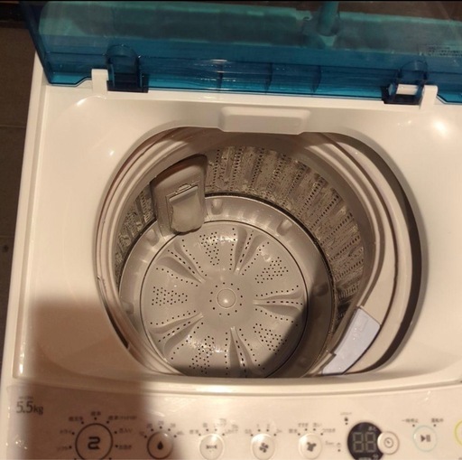 美品洗濯機　5.5kg Haier　2018年製　