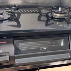 【元箱あり】リンナイ ガステ－ブルKSR670BKR　【LPガス】（右強火）　ガスコンロ(プロパンガス用)の画像