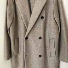 ダブルブレスト ロングメンズコート  の画像