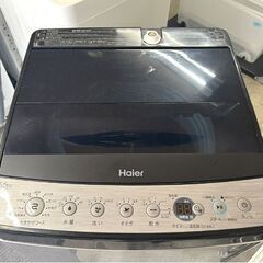 【分解清掃済み！】洗濯機 5.5kg 2021年製 ハイアール JW-XP2C55F ステンレスブラック☆札幌市 白石店  の画像
