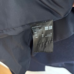 UNIQLO、ユニクロ、カシミヤコート、紺、ネイビー、サイズLの画像