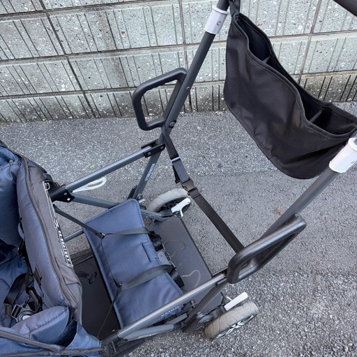 カトージ　2人でゴー 縦型 スリム 2人乗り ベビーカー ネイビー