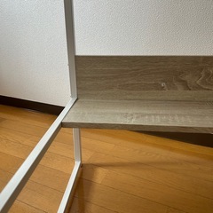 白 木目 ナチュラル ホワイト　デスク 勉強机の画像