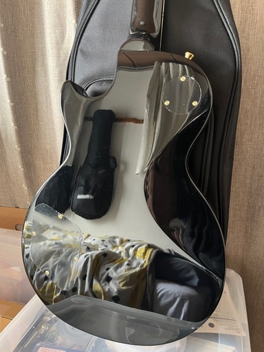 新品　エレキギター　BUSKER‘S BLC-500/BLK レスポールカスタムタイプ