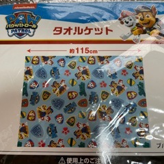 パウパトロール　大判　タオルケット　ハンカチ2枚の画像