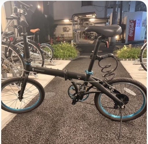 【美品】ルノー(RENAULT) LIGHT10 折りたたみ自転車 おまけ多数（鍵・スマホホルダー）