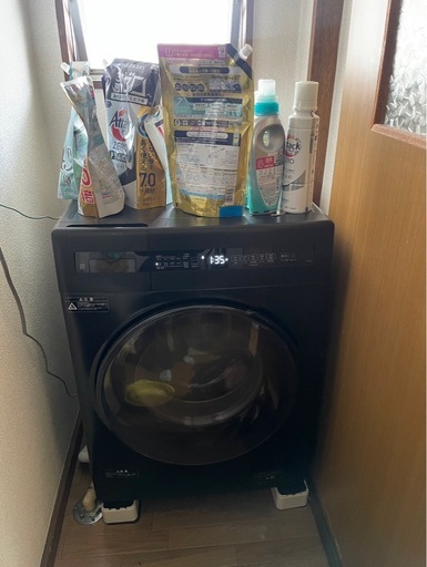 【至急】【美品】ドラム式 洗濯乾燥機 10kg 洗濯機 黒 ブラックND100KL1
