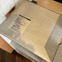 1255 白木目 4段棚 ※汚れ・傷ありの画像