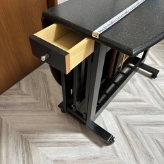 折りたたみ収納テーブル　椅子セットの画像