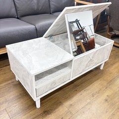 ドレッサー ローテーブル おしゃれ 収納付き センターテーブルの画像