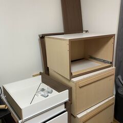 ニトリセミダブルベッドフレームベッドの画像